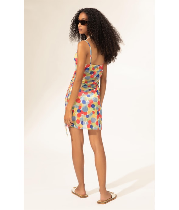 Saia Transpassada Tule Underwater Branco