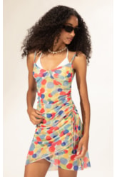 Saia Transpassada Tule Underwater Branco