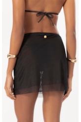 Saia Tule Crystals By Swarovski Celebrate Preto