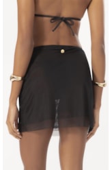 Saia Tule Crystals By Swarovski Celebrate Preto