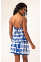 Saia Visco Tie Dye Marinho