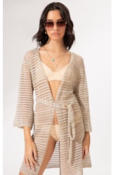Saída Curta Tricot Gold Areia