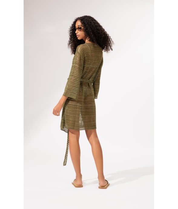 Saída Curta Tricot Gold Verde Oliva