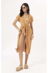 Saida Midi Cotton Plage Areia