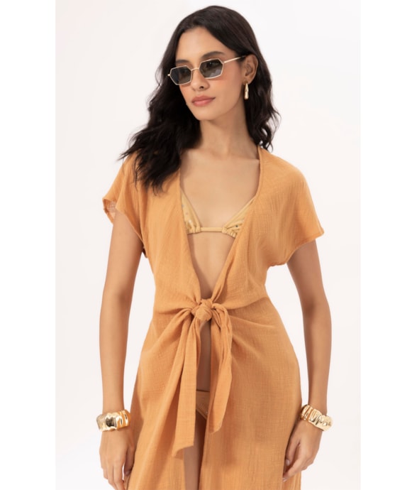 Saída Midi Cotton Plage Areia
