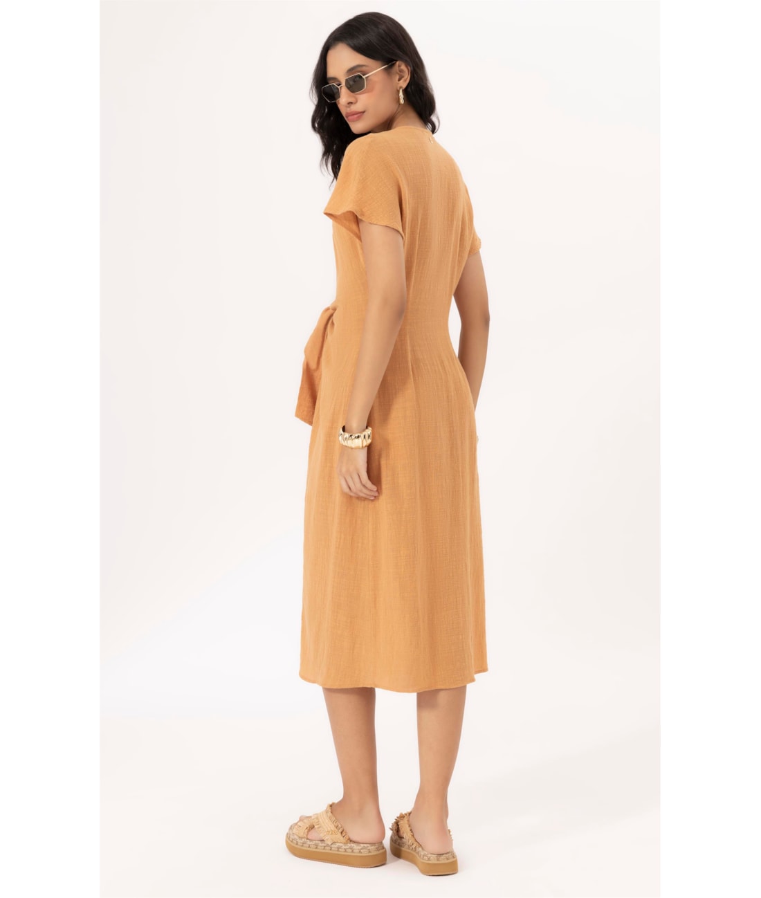 Saída Midi Cotton Plage Areia
