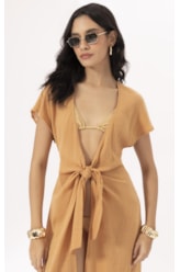Saida Midi Cotton Plage Areia