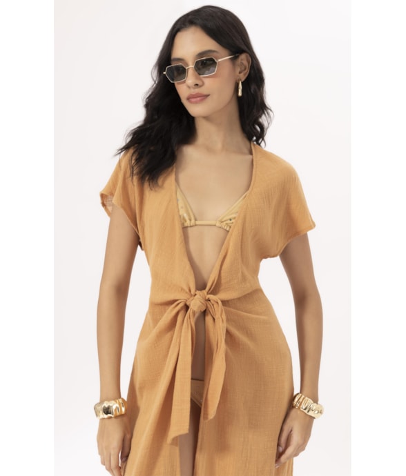 Saida Midi Cotton Plage Areia
