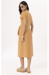 Saida Midi Cotton Plage Areia