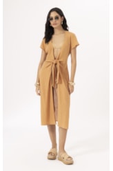 Saida Midi Cotton Plage Areia