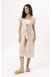 Saida Midi Cotton Plage Natural