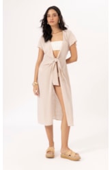 Saída Midi Cotton Plage Natural