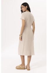 Saida Midi Cotton Plage Natural