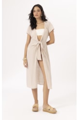 Saida Midi Cotton Plage Natural