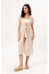Saída Midi Cotton Plage Natural