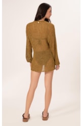 Saída Tricot Deluxe Ocre