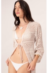Saída Tricot Mesh Mescla Sandy Mescla