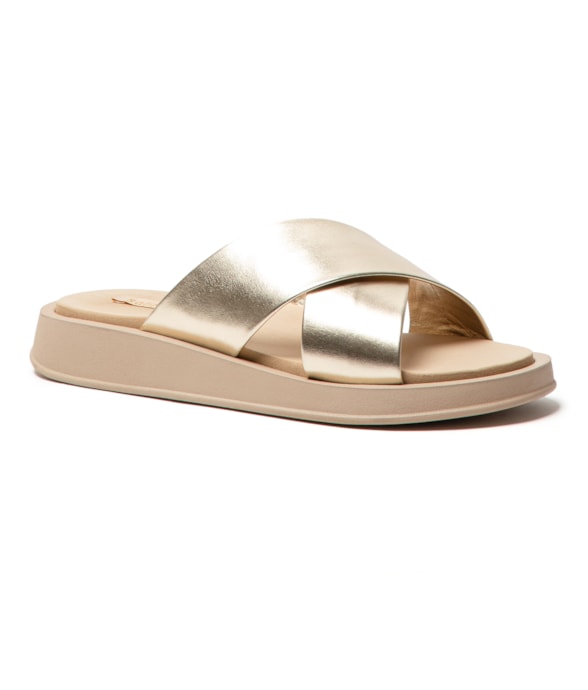Sandalia Flat Salinas Dourado