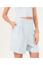 Short Cambraia Fiji Azul Claro