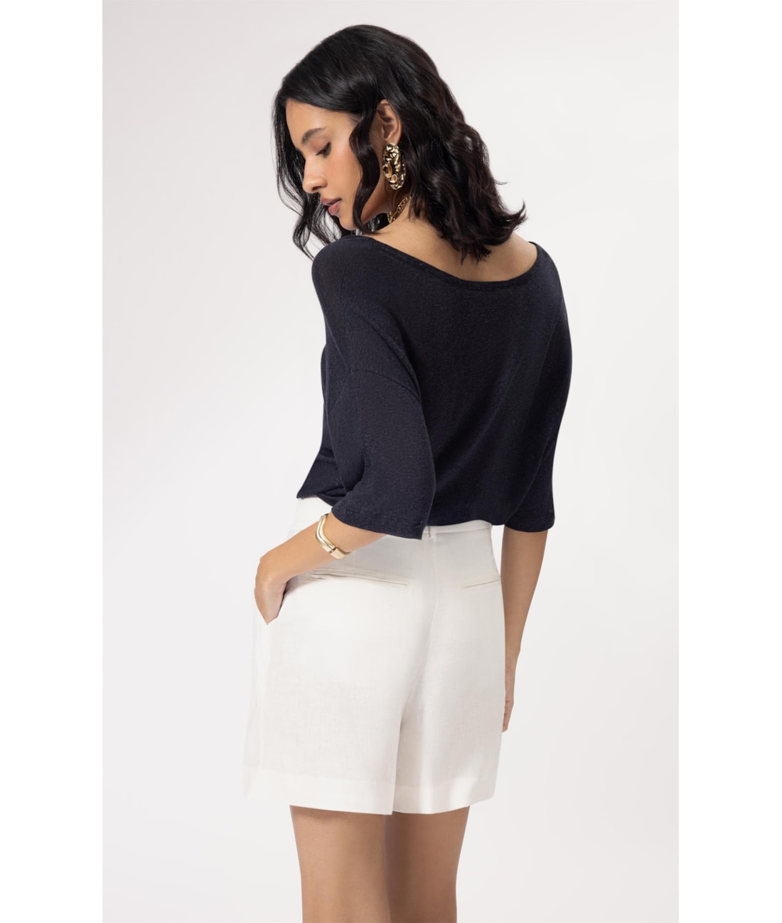 Short Cambraia Fiji Off White
