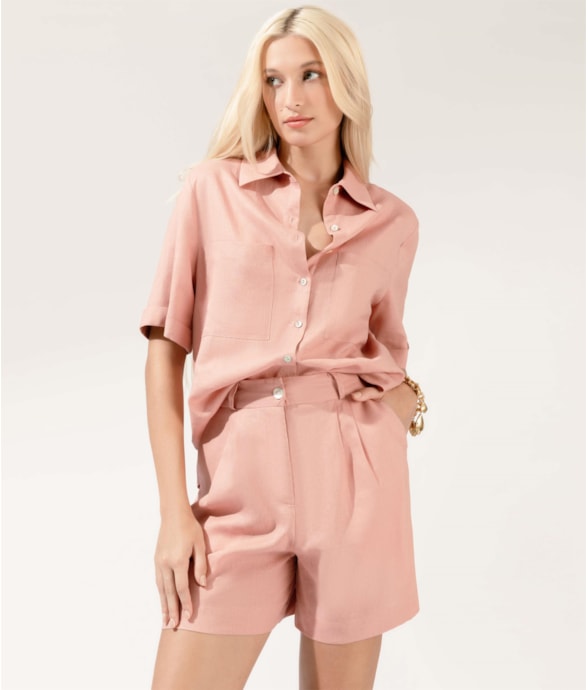 Short Cambraia Fiji Rosa Dusty