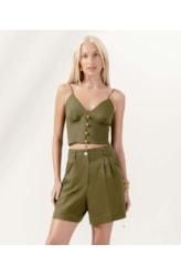 Short Cambraia Fiji Verde Militar