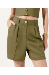 Short Cambraia Fiji Verde Militar