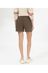 Short Color Twill Tenis Tabaco
