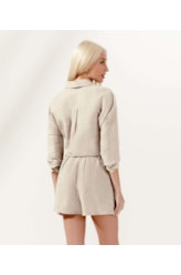 Short Cotton Linen Natural