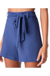 Short Holiday Amarração Carmel Azul Jeans