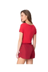 Short Holiday Nylon Vermelho