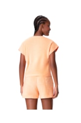 Short Holiday Terry Coral