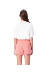 Short Holiday Terry Rosa Velho