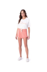 Short Holiday Terry Rosa Velho