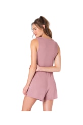 Short Holiday Tricot Rosa Velho
