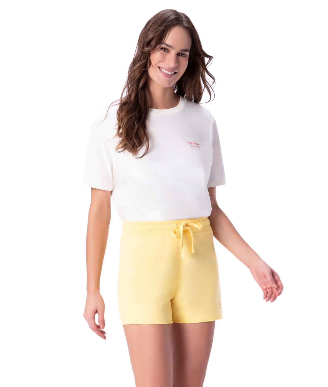 Short Holiday Vicky Amarelo