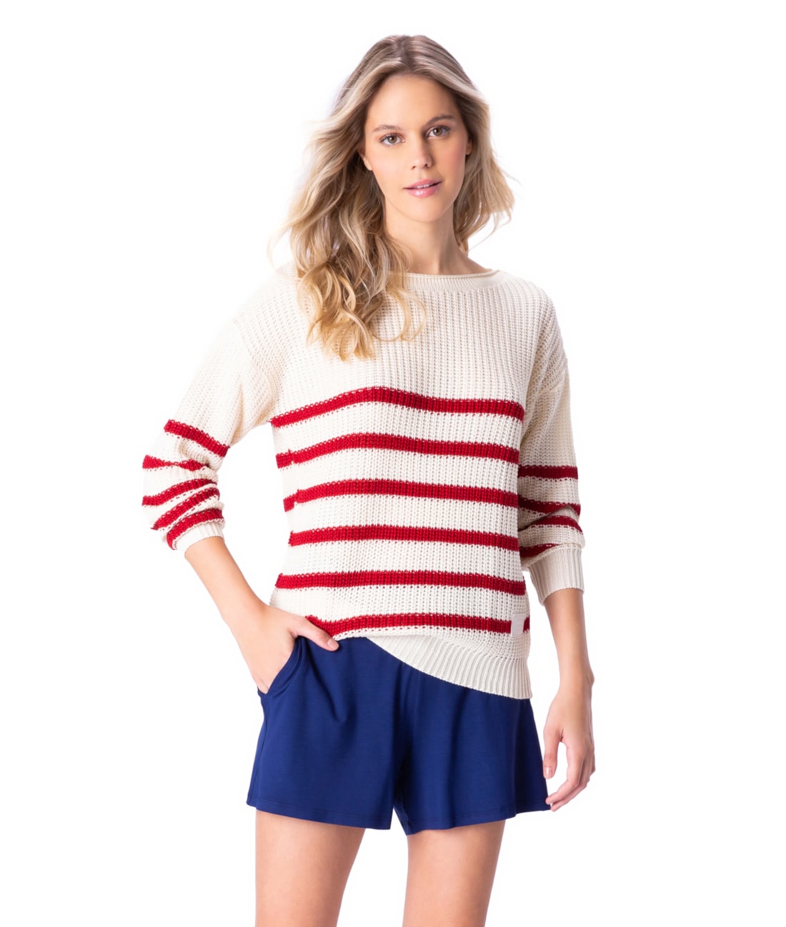 Short Holiday Viscosoft Marinho