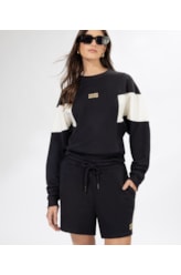 Short Moletom Golden Hour Preto
