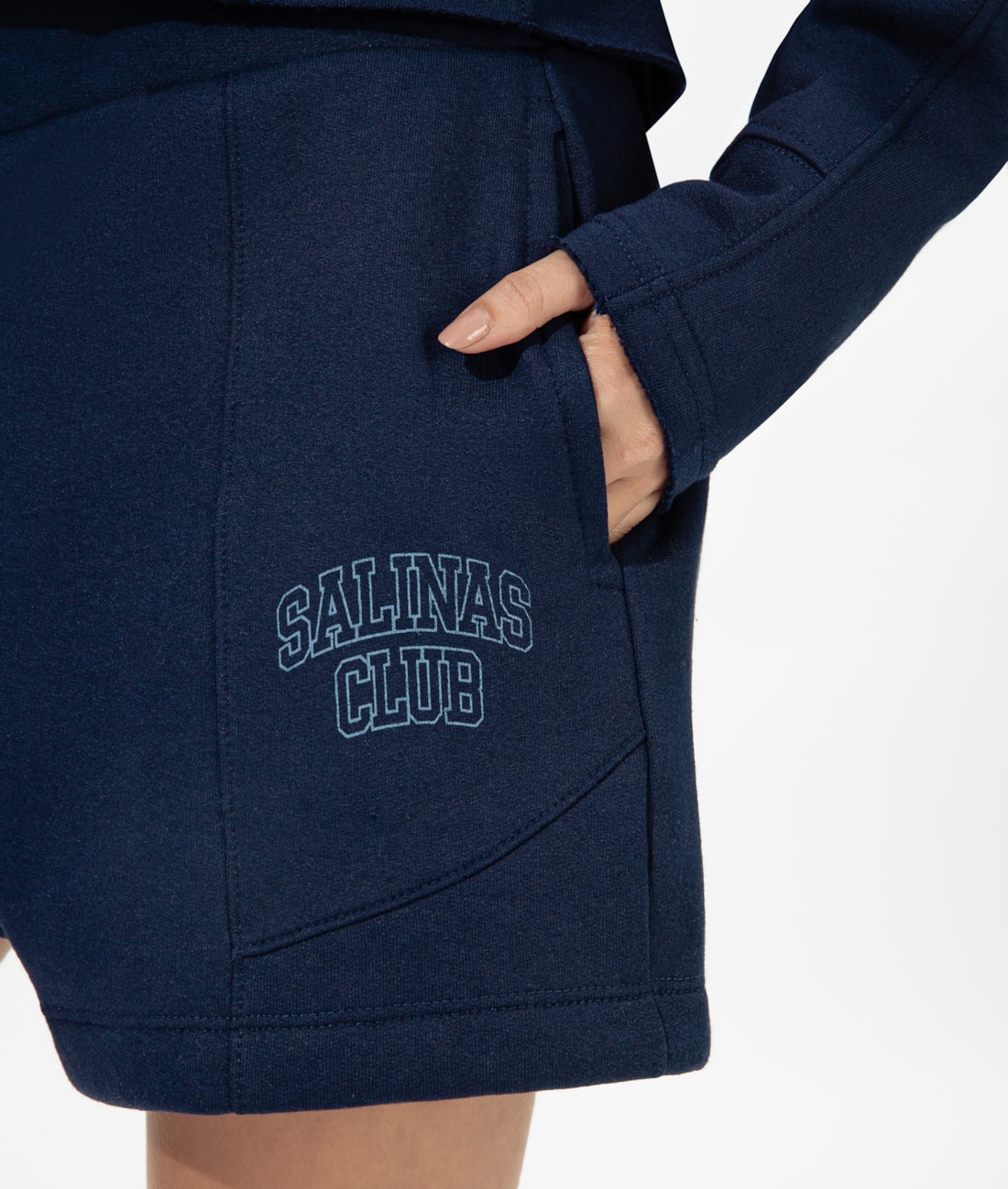Short Moletom Salinas Club Marinho