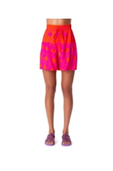 Short Resort Estampa Sari Bicolor Pink
