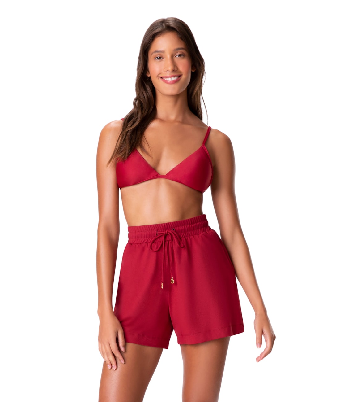Short Resort Jersey Vermelho