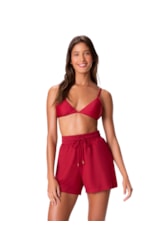 Short Resort Jersey Vermelho