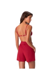 Short Resort Jersey Vermelho