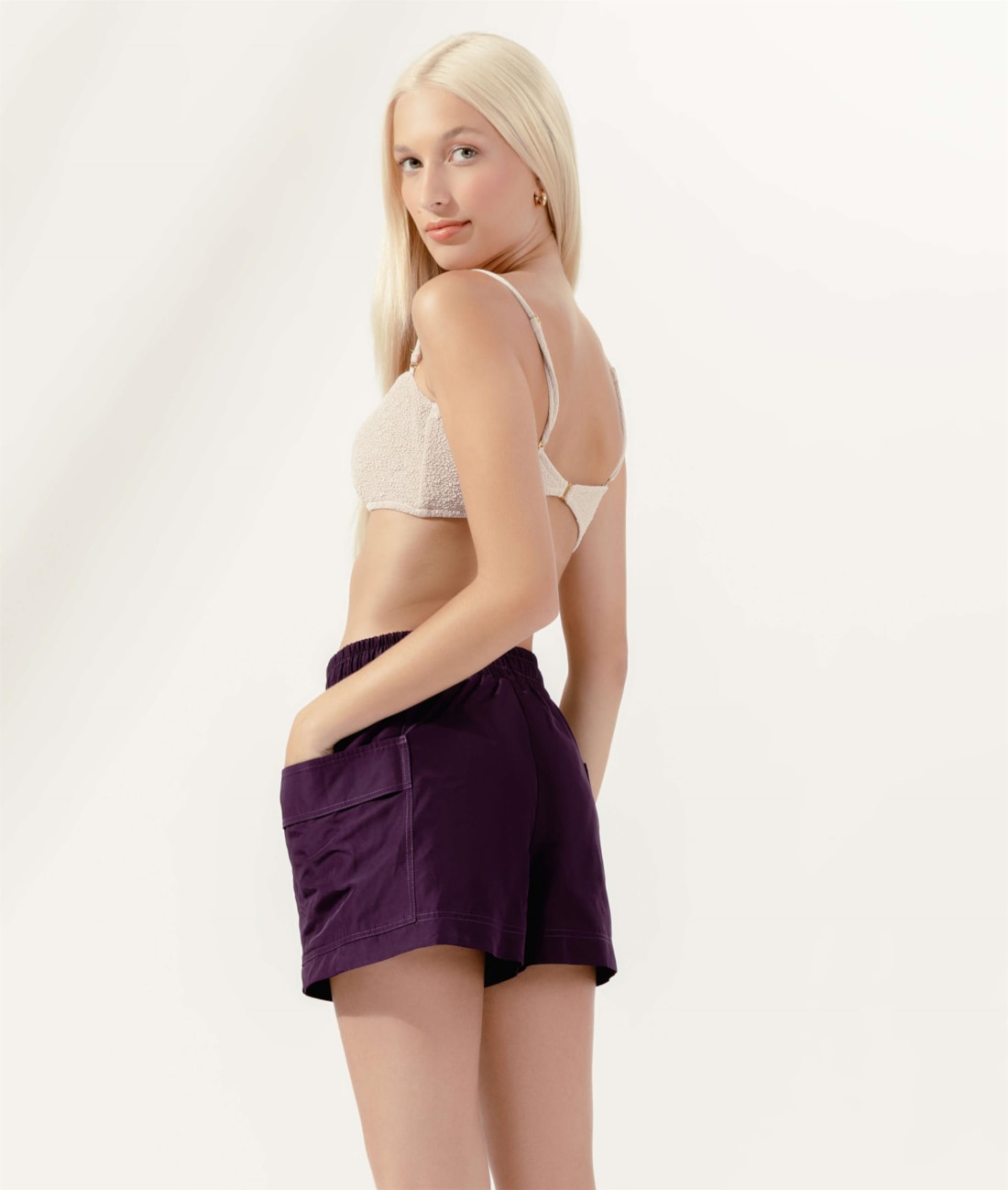 Short Saia Techno Touch Violeta