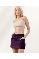 Short Saia Techno Touch Violeta