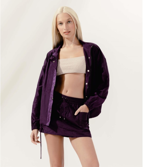 Short Saia Techno Touch Violeta