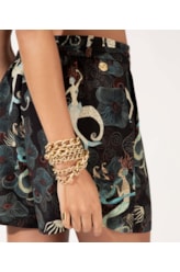 Short Sirena Amarração Preto