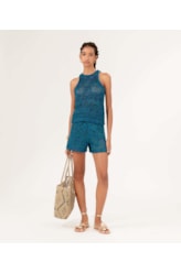 Short Tricot Color Azul Bic