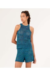 Short Tricot Color Azul Bic