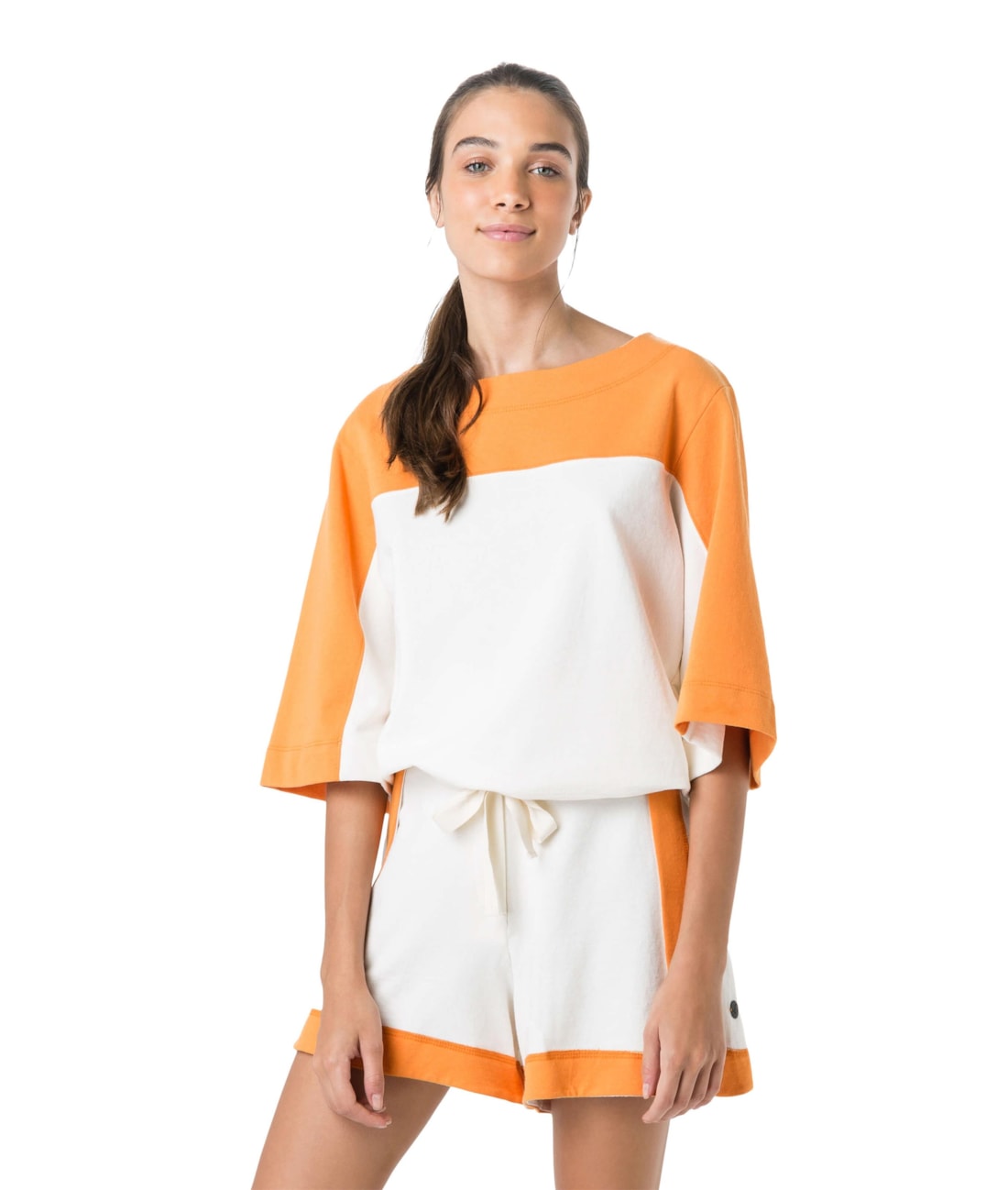 Short Vies Largo Bicolor Off White